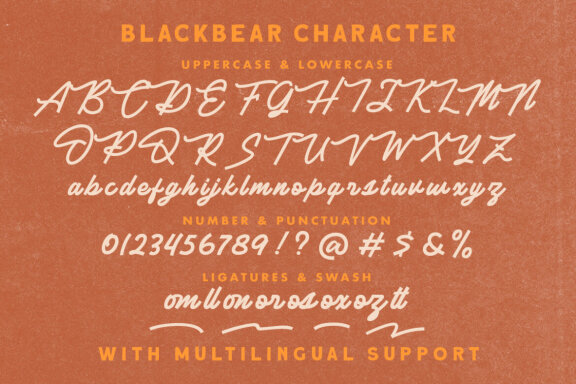 Blackbear - Monoline Script
