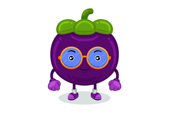 Mangosteen Character Vector