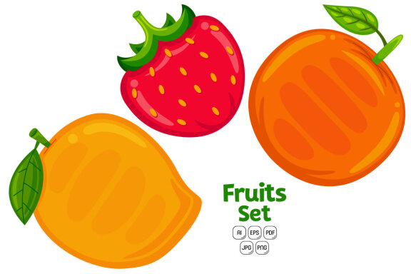 Cute Fruits Pack #04