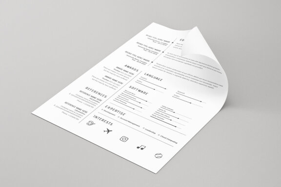 Multipurpose Resume Design or CV Template