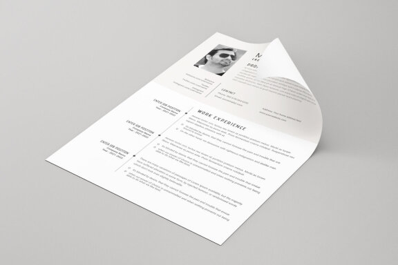Multipurpose Resume Design or CV Template