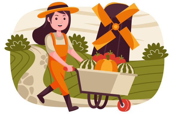Farm Vector Illustration #01
