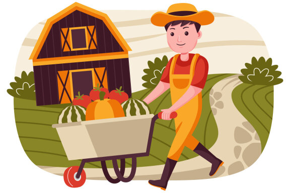 Farm Vector Illustration #02