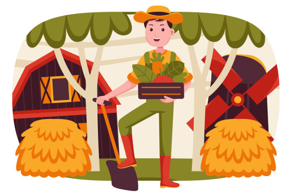Farm Vector Illustration #04