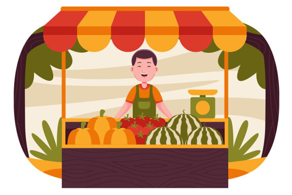 Farm Vector Illustration #10
