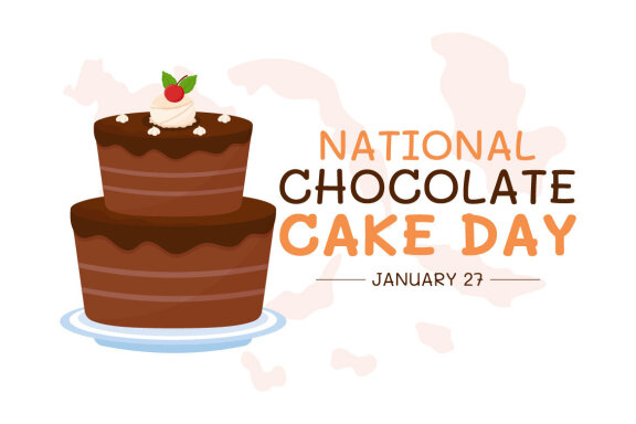 11 National Chocolate Cake Day Illustration