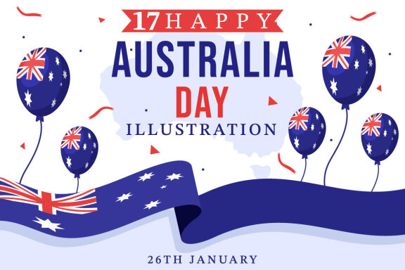 17 Happy Australia Day Illustration
