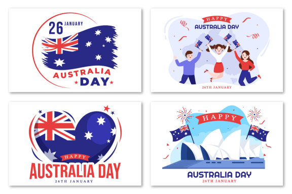 17 Happy Australia Day Illustration