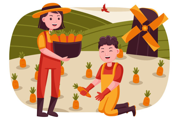 Farm Vector Illustration #22