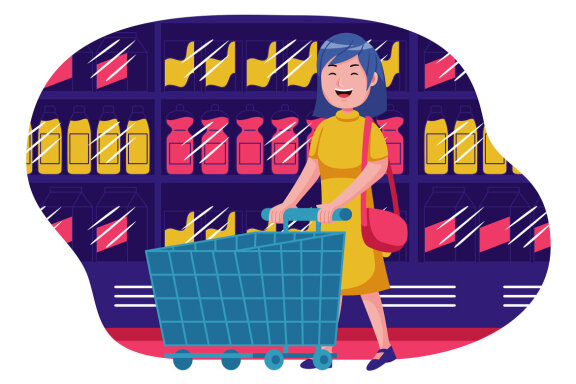 Shopping Vector Illustration #01