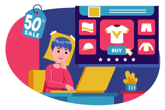 Shopping Vector Illustration #06