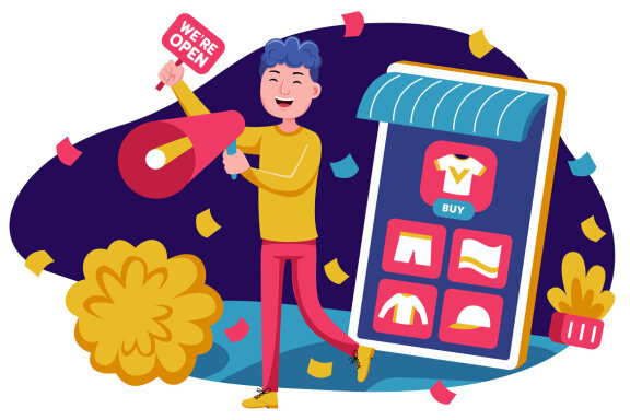 Shopping Vector Illustration #07