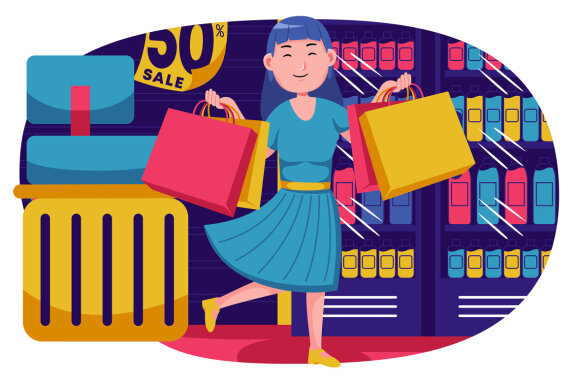 Shopping Vector Illustration #12