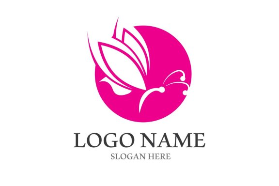 Butterfly logo icon vector design illustration