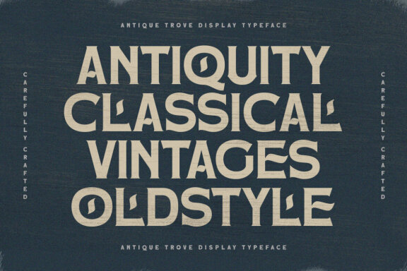 Antique Trove - Display Font 