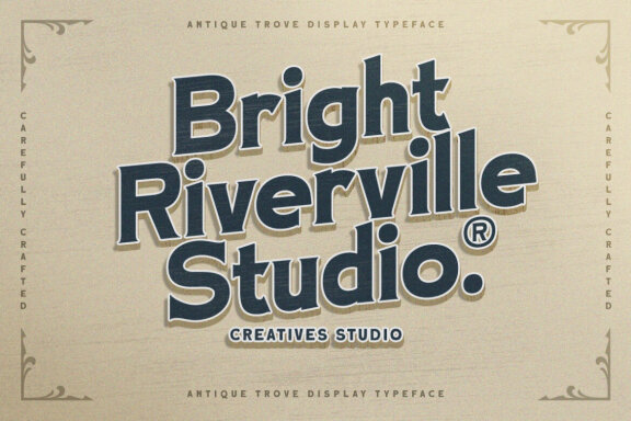 Antique Trove - Display Font 
