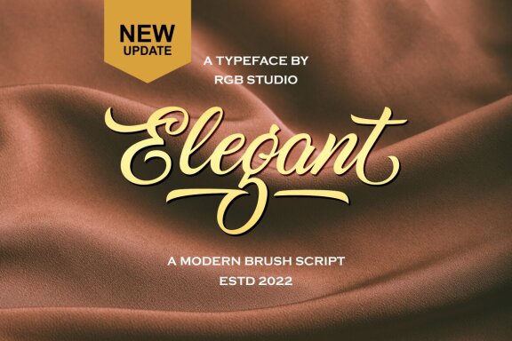 Elegant - Modern Brush Script