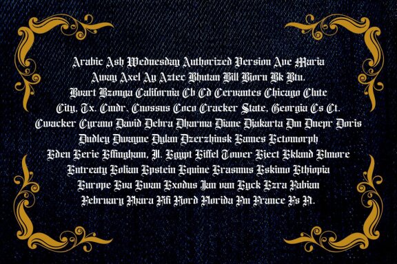 Bayone - Blackletter Font