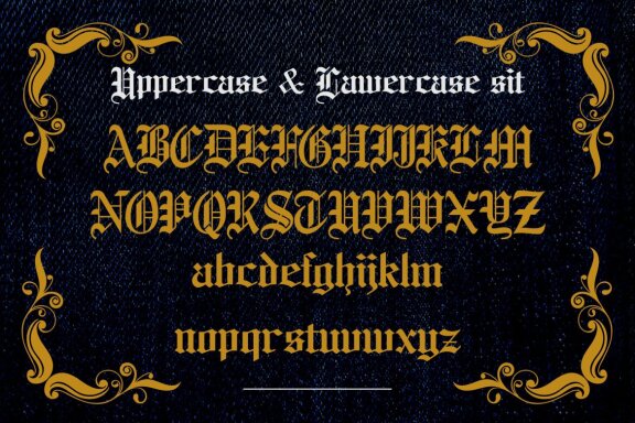 Bayone - Blackletter Font