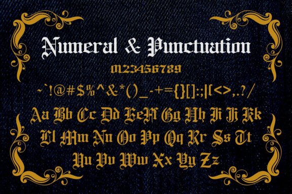 Bayone - Blackletter Font