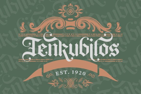Young Best - Blackletter Font