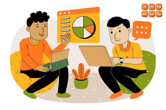 Teamwork Vector Illustration #15