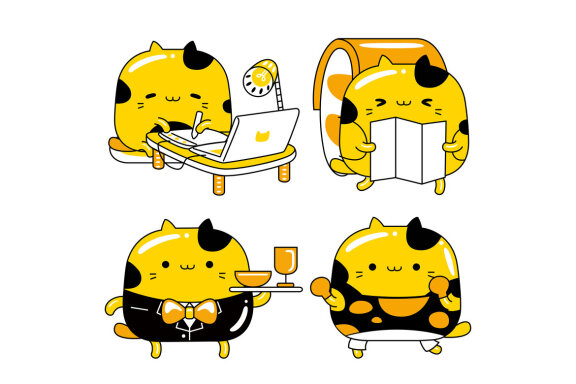 Cute Cat Character Pack #02