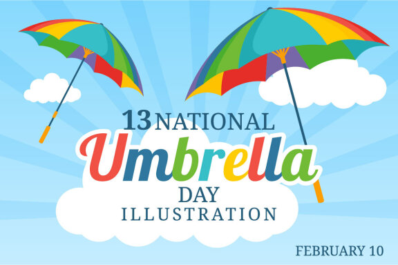 13 National Umbrella Day Illustration