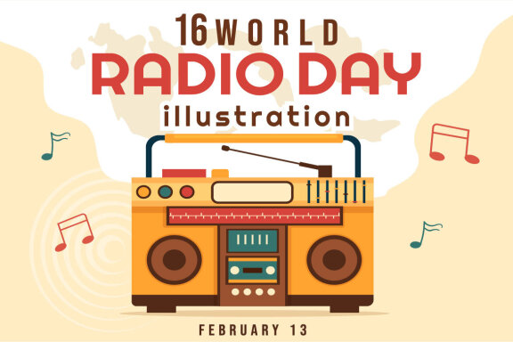 16 World Radio Day Illustration