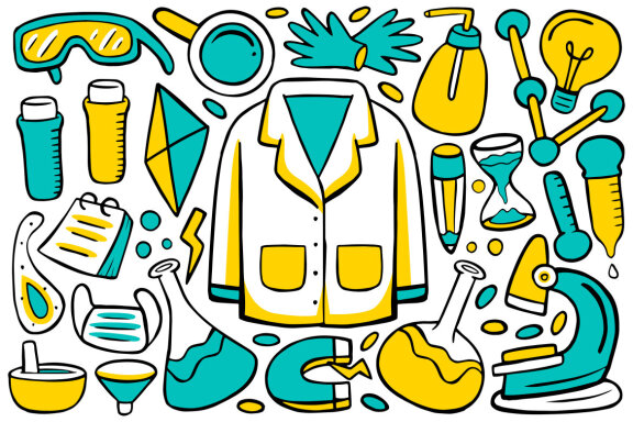 Science Doodle Vector #01