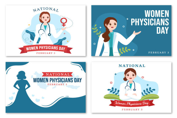 11 National Women Physicians Day Illustration