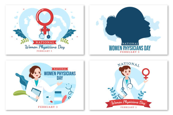 11 National Women Physicians Day Illustration