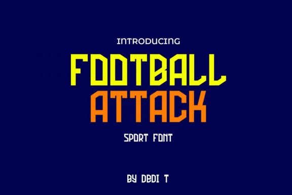 Football Attack Font