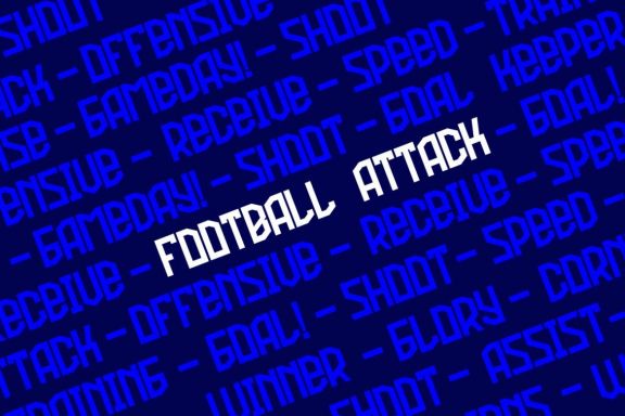 Football Attack Font