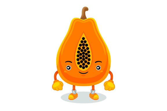 Papaya Character Vector