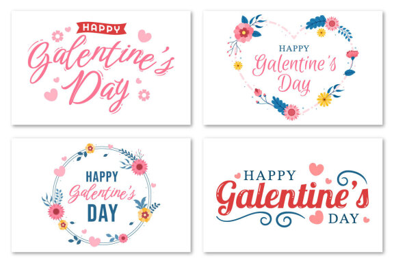 17 Happy Galentine's Day Illustration