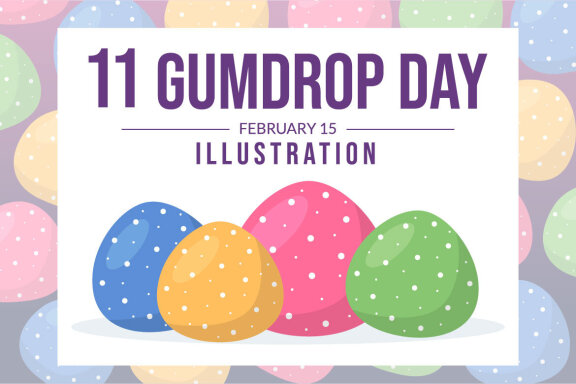 11 National Gumdrop Day Illustration