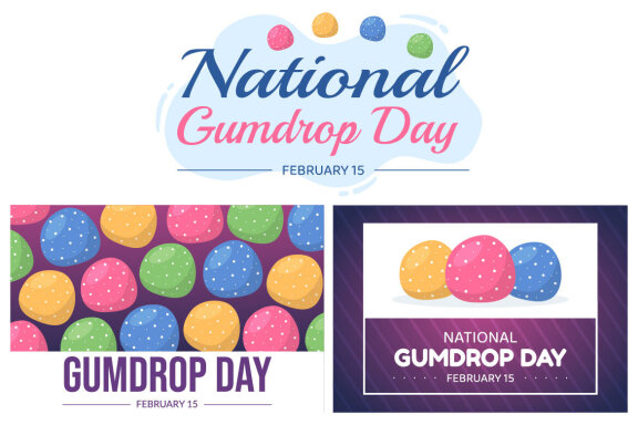 11 National Gumdrop Day Illustration