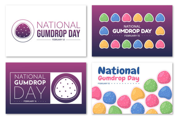 11 National Gumdrop Day Illustration