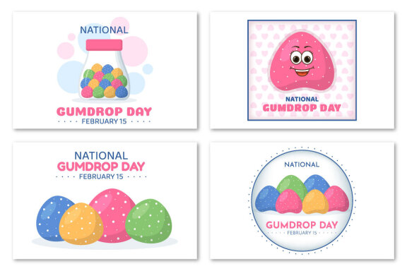 11 National Gumdrop Day Illustration