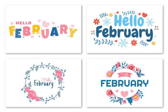 17 Hello February Illustration