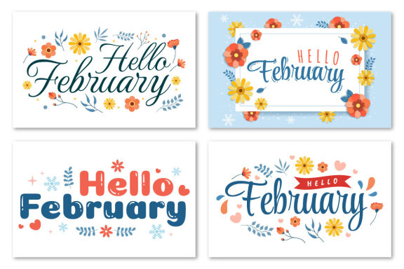 17 Hello February Illustration