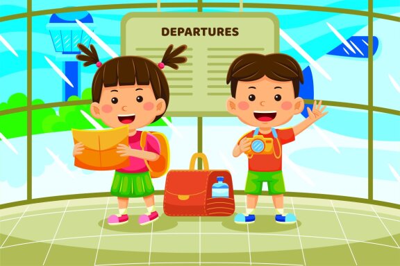 Kids Holiday Cartoon Vector #04