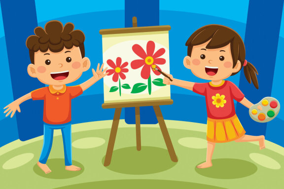 Indoor Activity Cartoon Vector #03