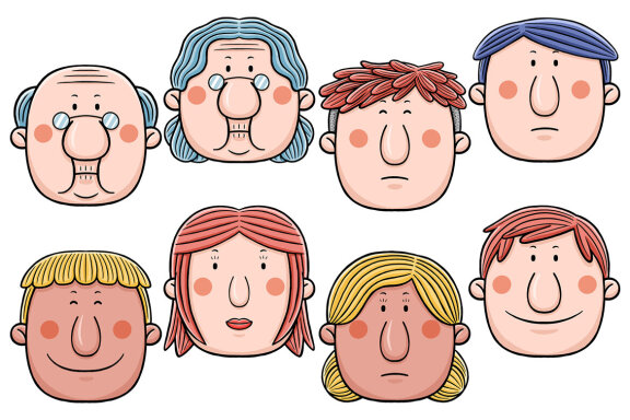 Cute Face People Pack