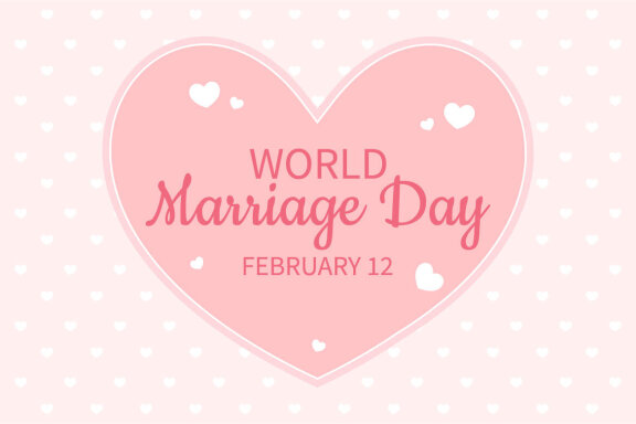 10 World Marriage Day Illustration