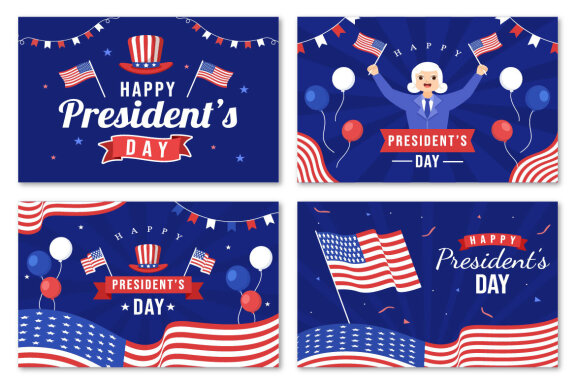 19 Happy Presidents Day Illustration