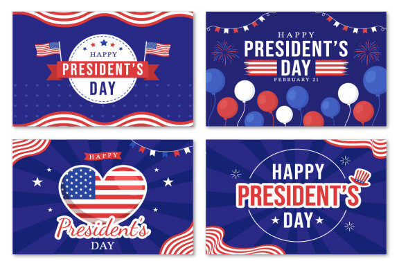 19 Happy Presidents Day Illustration