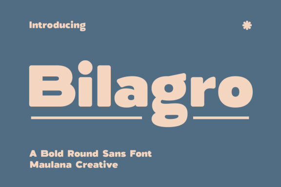 Bilagro Bold Round Sans Font