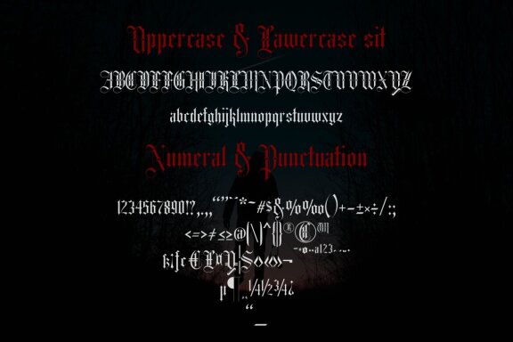 Hewalk - Blackletter Typeface Font